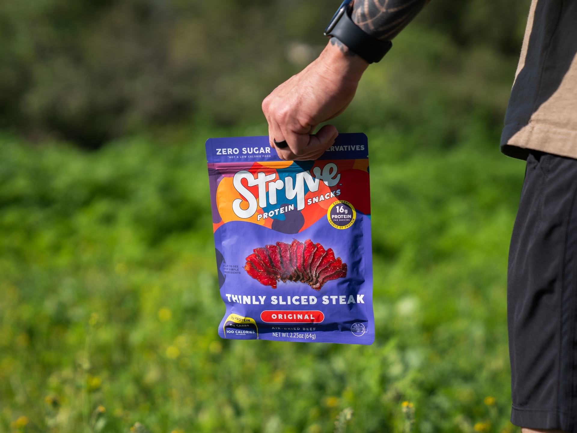 Image of Stryve products in every day life.