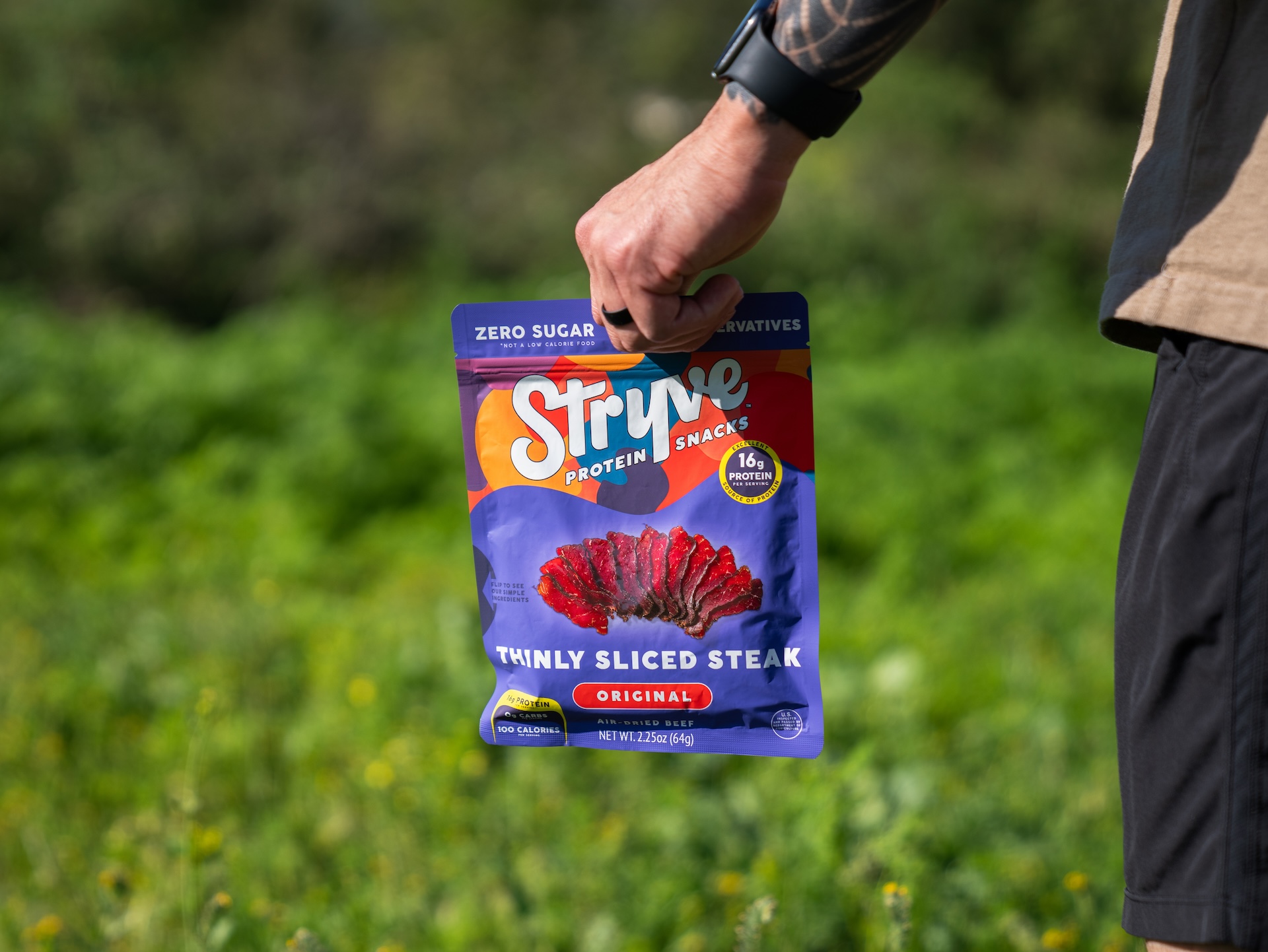 Image of Stryve products in every day life.